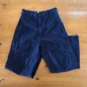 Caron Callahan, Navy Utility Pants, Cotton, Cropped, Size 4